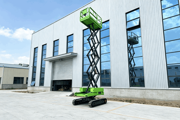 Self-Leveling Tracked Scissor Lift